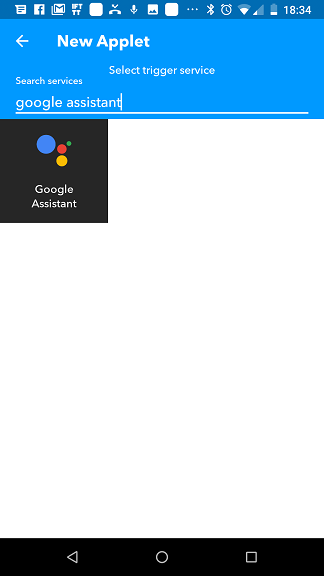 IFTTT Google Assistant