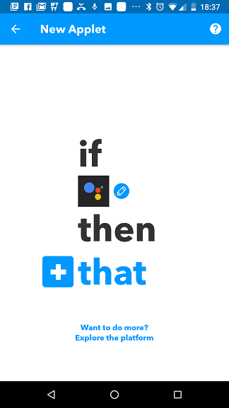 IFTTT OpenSprinkler
