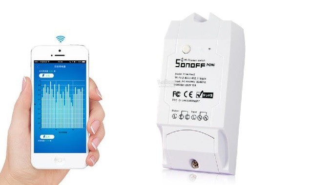Sonoff Pow R2: interruttore WiFi e misuratore energia elettrica consumata