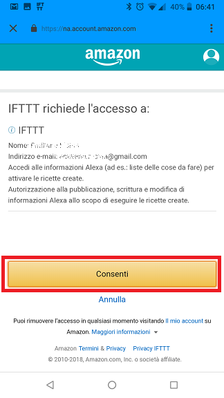 Alexa IFTTT Amazon Echo