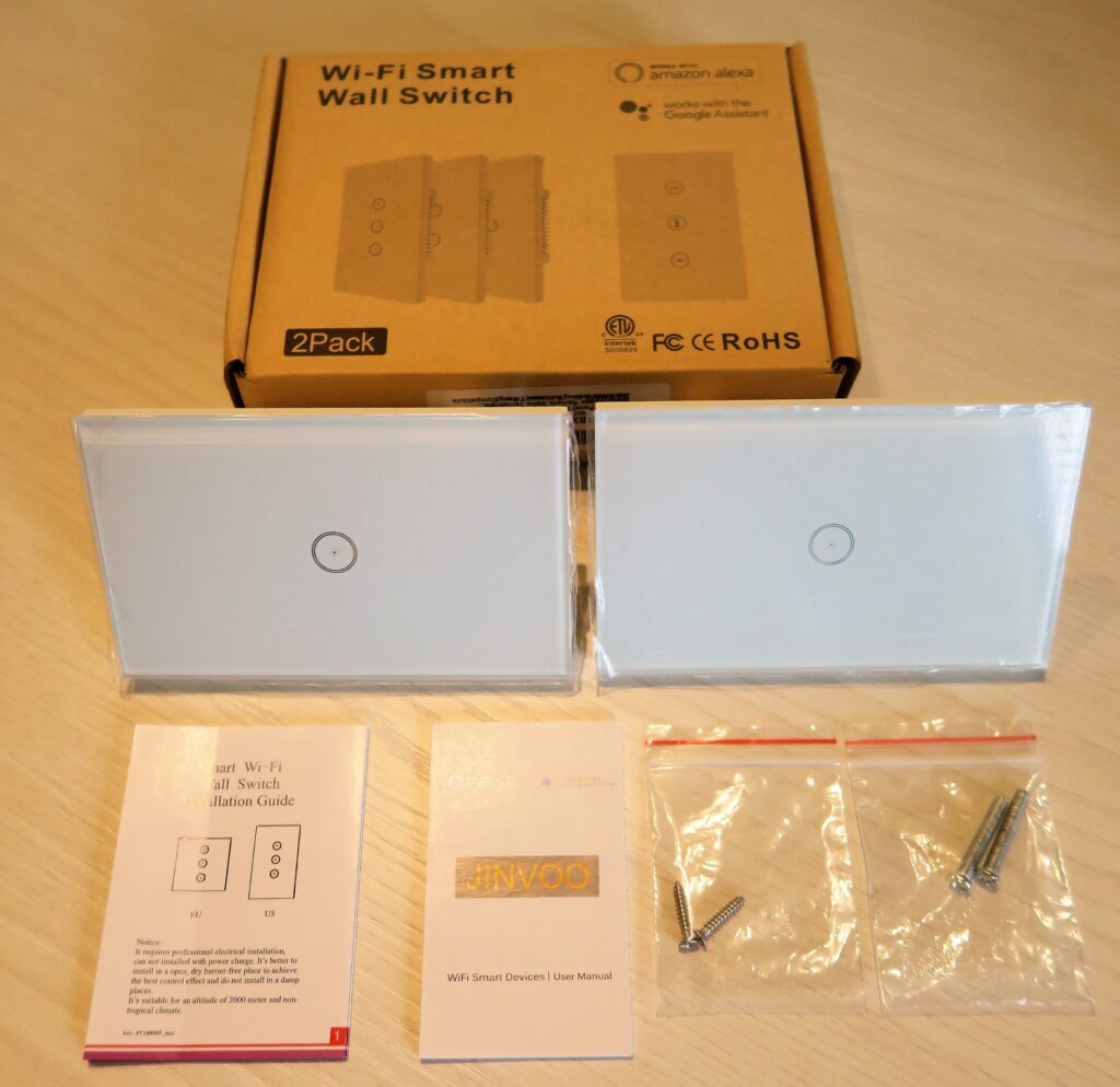 Jinvoo Smart WiFi Touch US Unboxing