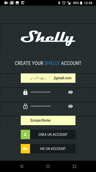 Shelly Cloud App