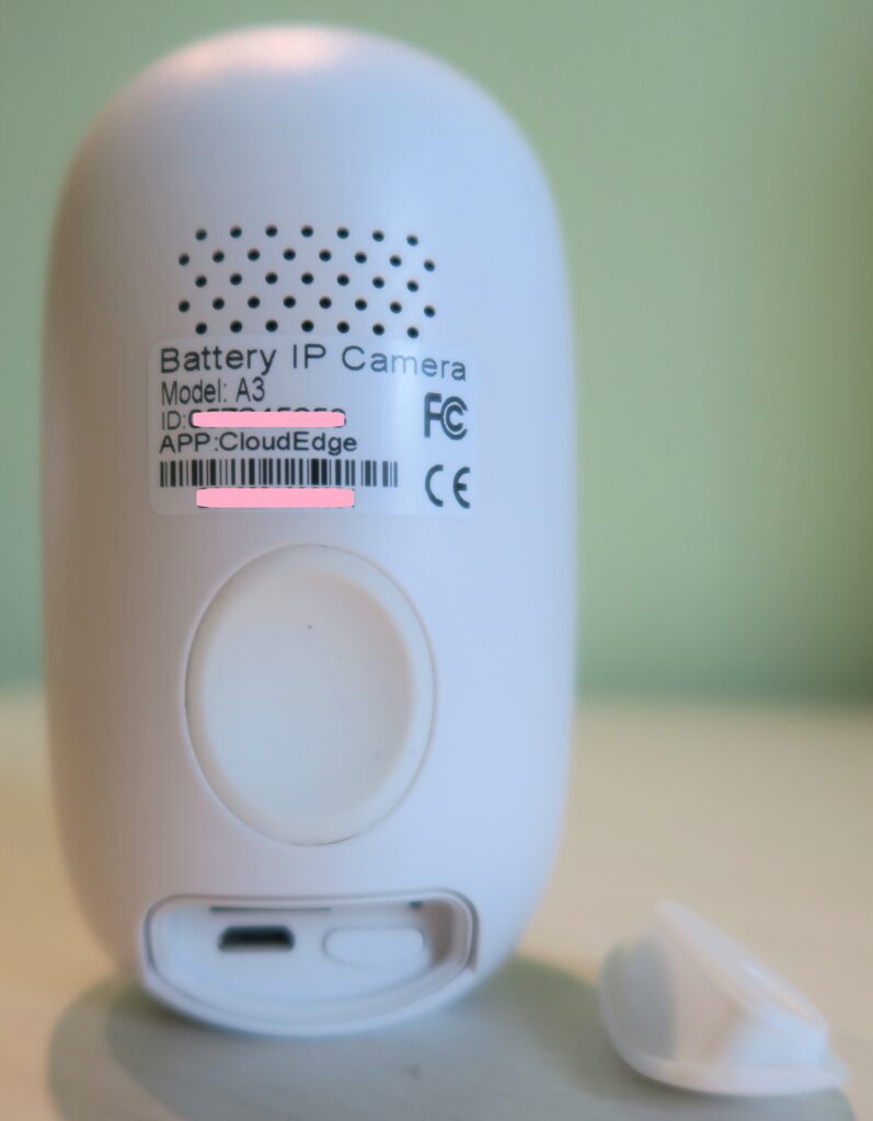 Lemnoi A3 telecamera wireless a batteria ricaricabile