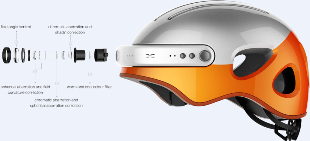 Casco bici con telecamera integrata Airwheel C5