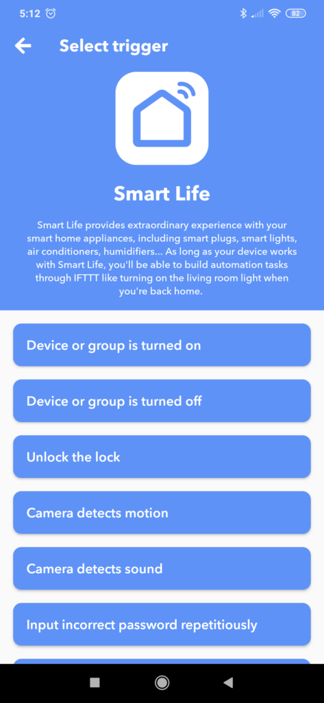 IFTTT Sonoff eWeLink Smart Home Smart Life