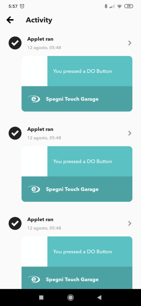 IFTTT Sonoff eWeLink Smart Home