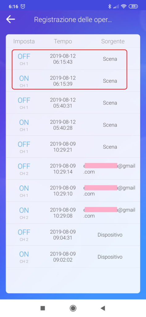 ifttt ewelink scene