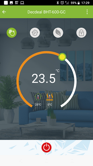 Decdeal BHT-6000-GC App My Smart Thermostat