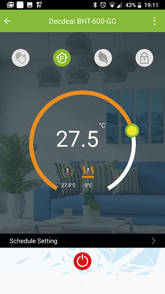 Decdeal BHT-6000-GC App My Smart Thermostat