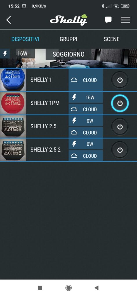 Shelly Cloud App