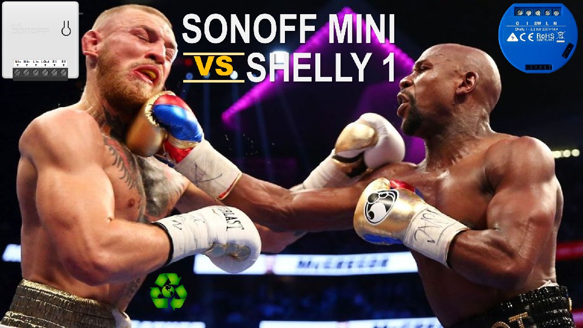 Sonoff Mini vs Shelly 1