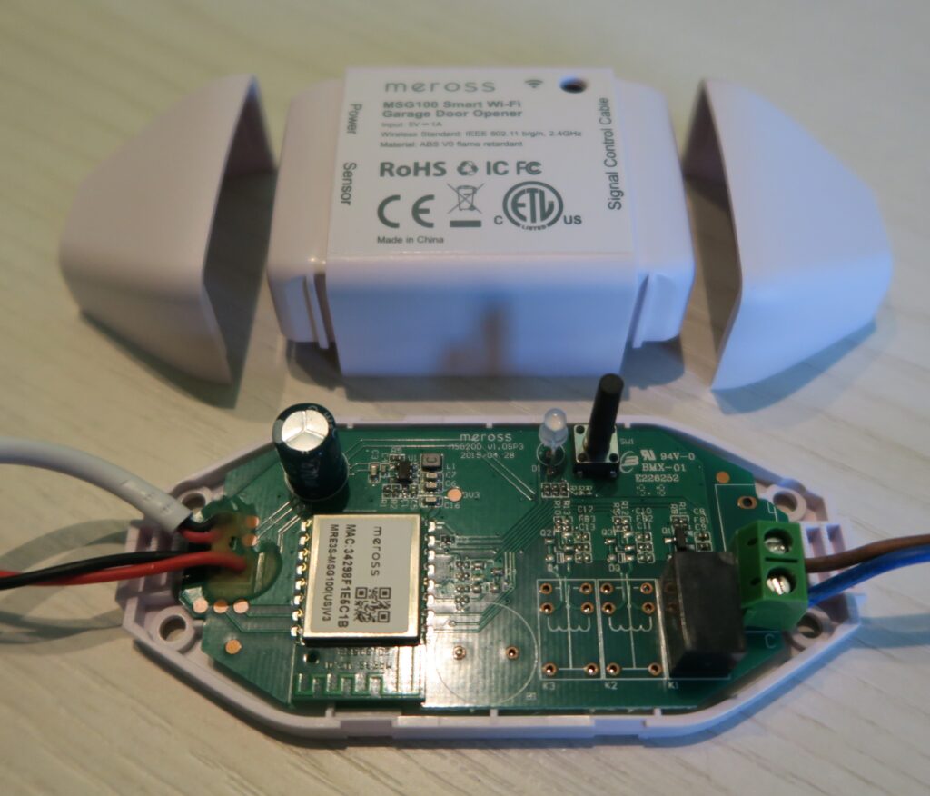 Apriporta garage WiFi Meross MSG100