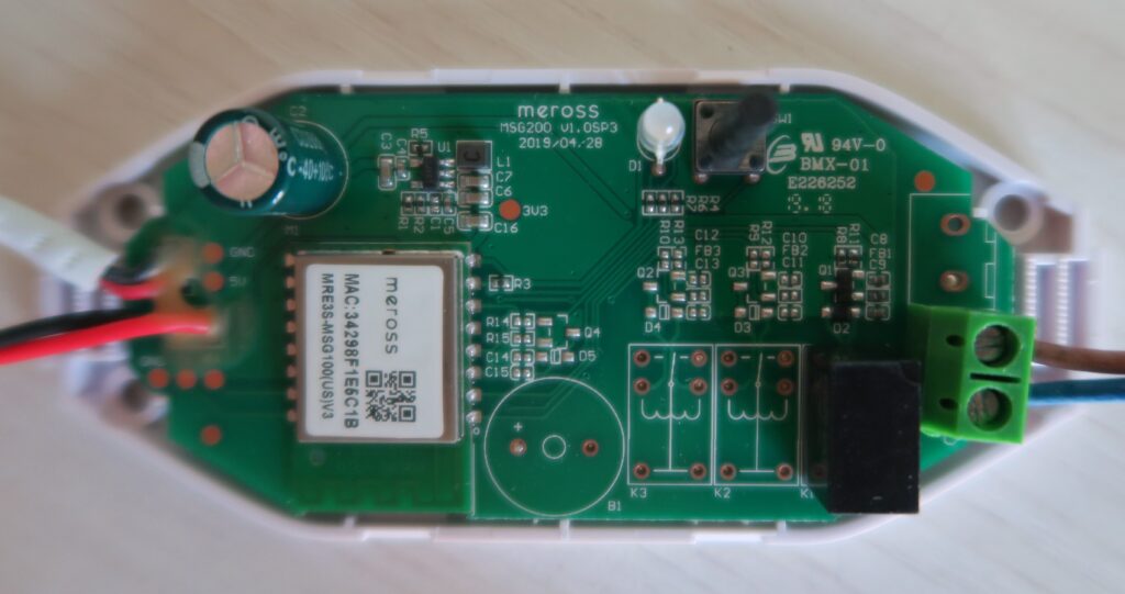 Apriporta garage WiFi Meross MSG100