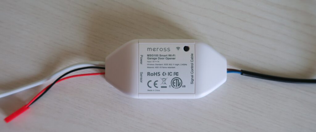 Apriporta garage WiFi Meross MSG100