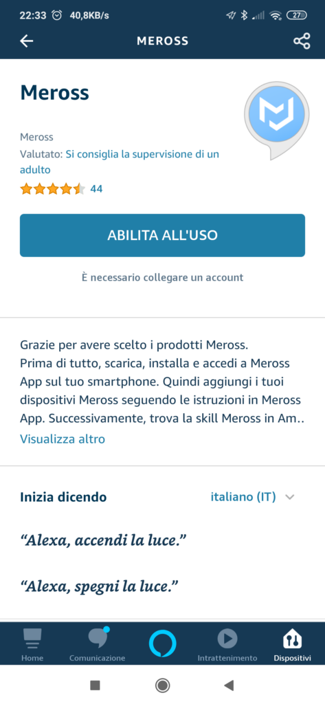 Meross Alexa