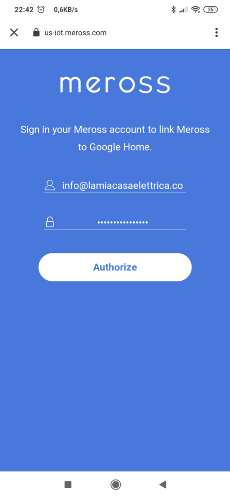 Meross Google Home