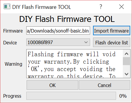 Sonoff Tasmota firmware italiano