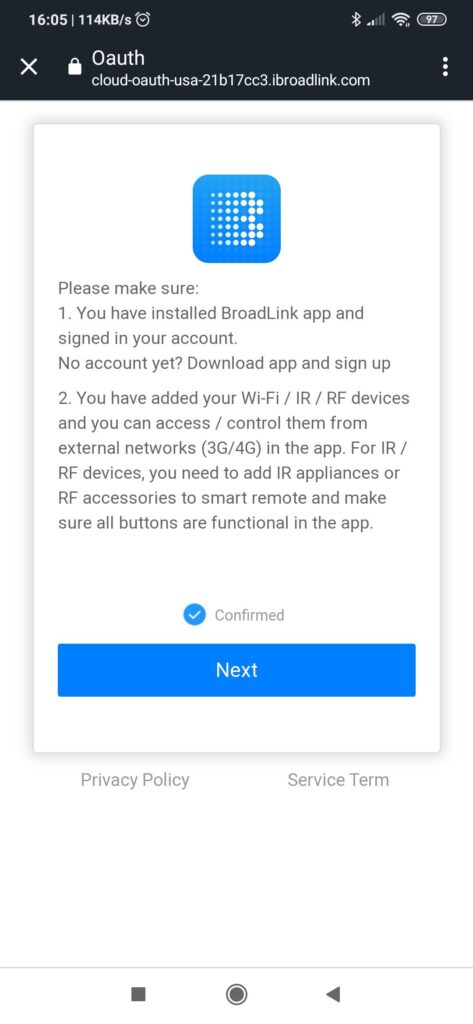 Collegare Broadlink RM Pro, Mini3 e RM4 Mini ad Alexa