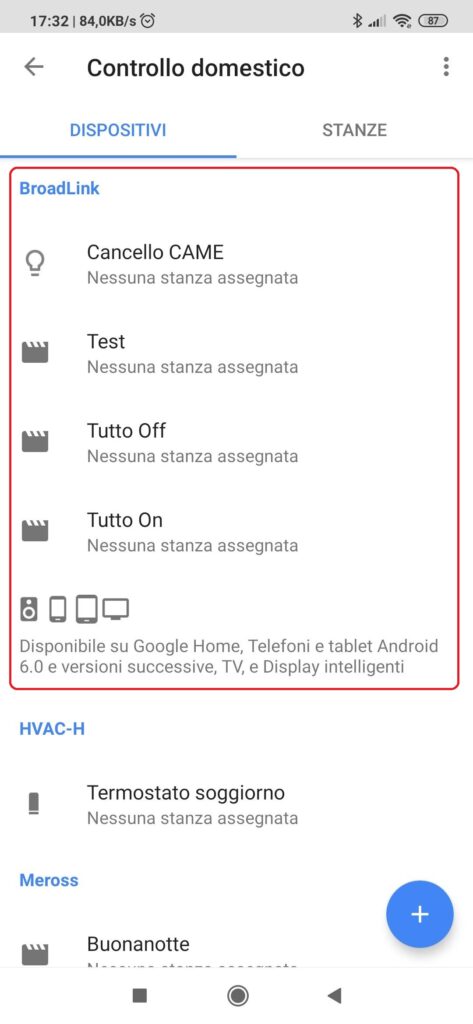 Broadlink Google Home