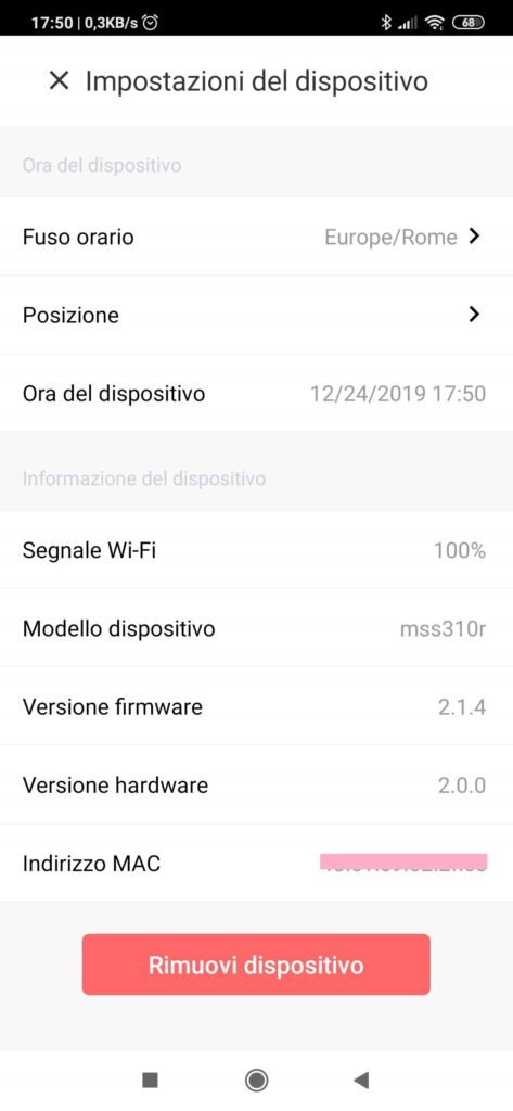 Multipresa intelligente WiFi Meross App