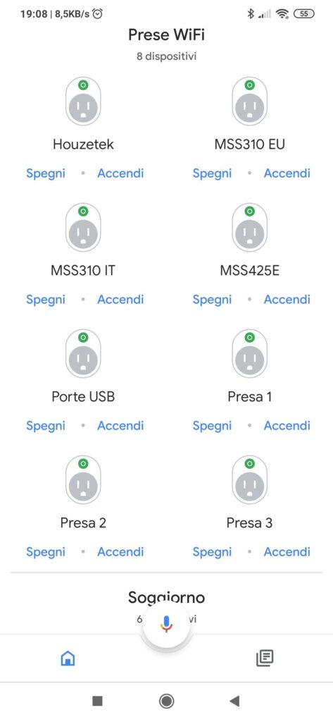 Presa intelligente WiFi Meross Alexa Google Home