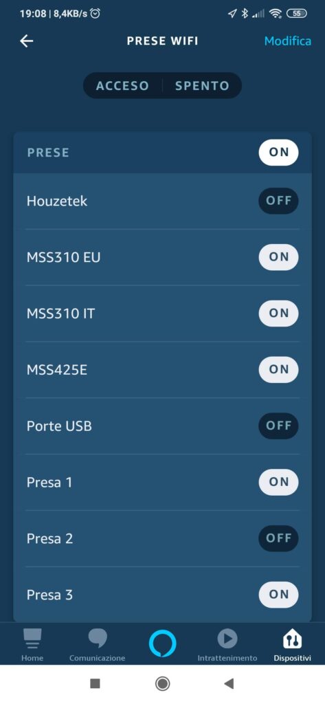 Presa intelligente WiFi Meross Alexa Google Home