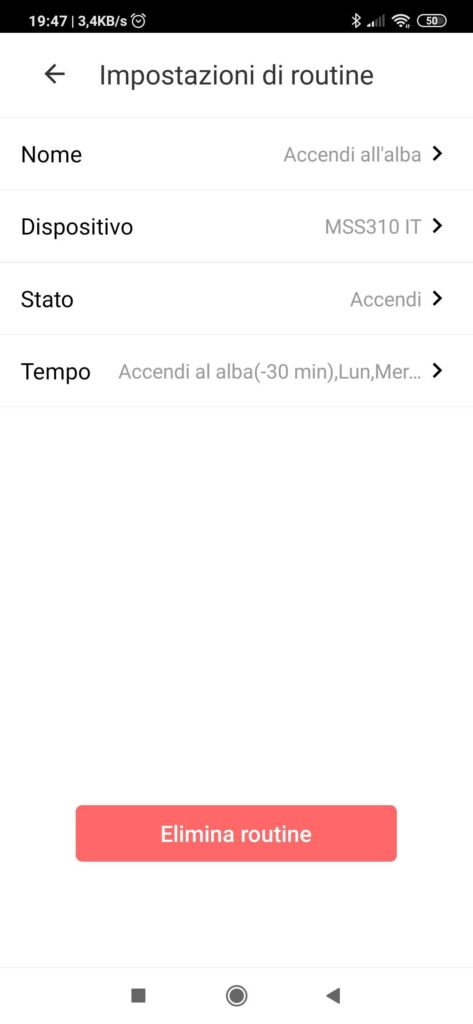 Presa intelligente WiFi Meross App