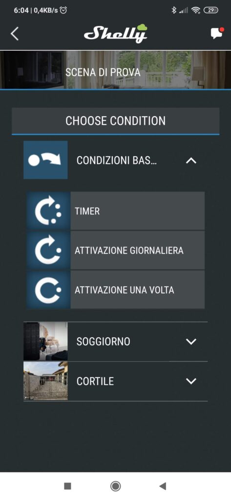 Shelly Cloud App scene
