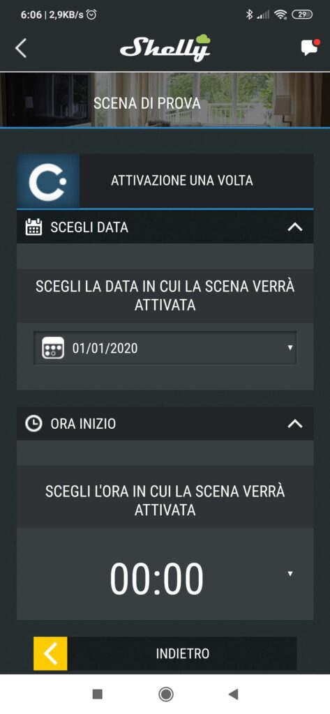 Shelly Cloud App scene