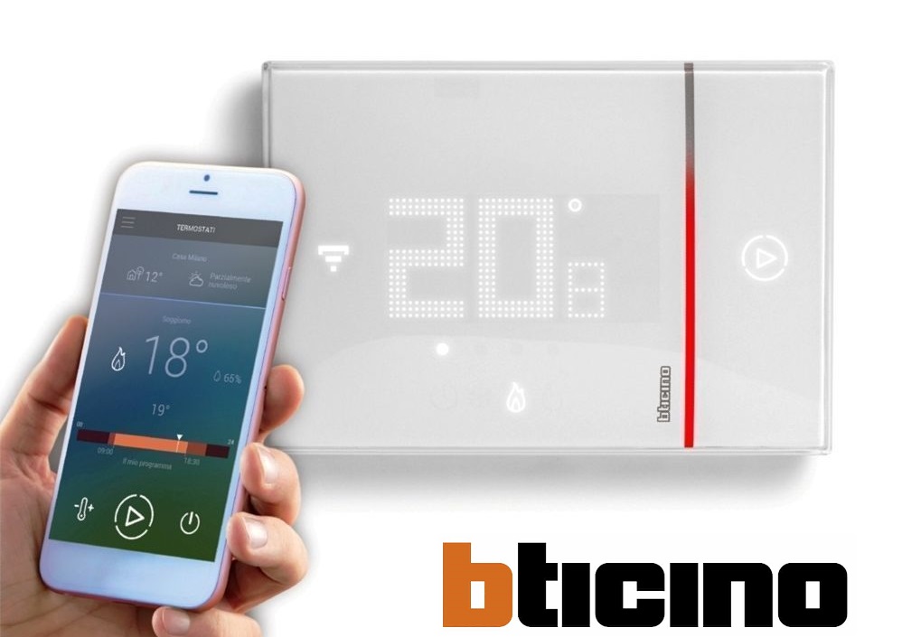 Termostato WiFi BTicino x8000 istruzioni: installazione, Alexa e Google Home