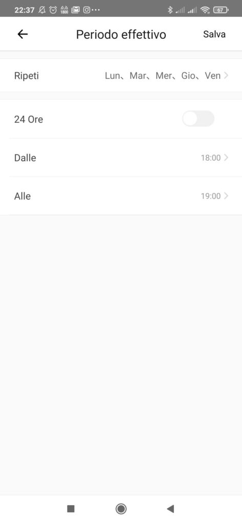 eWeLink App Sonoff Scene