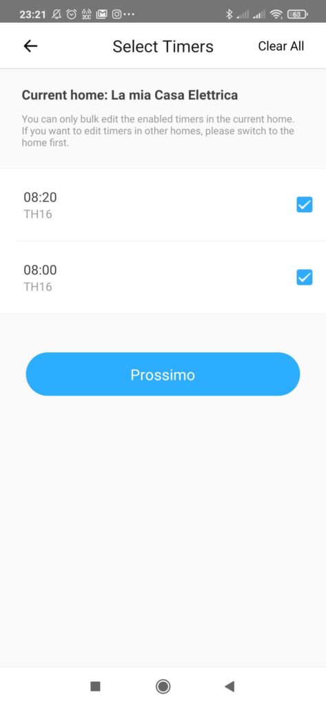 eWeLink Bulk Timer Edit