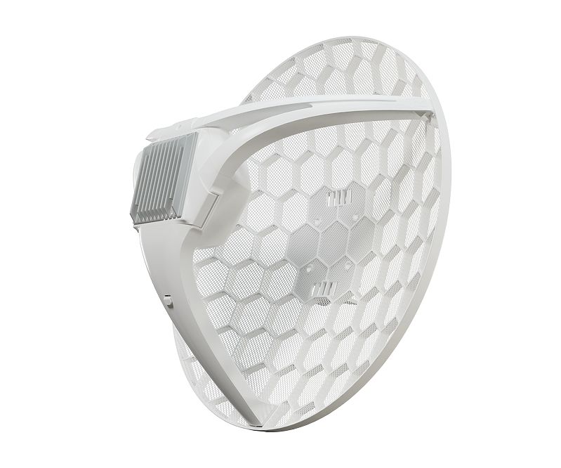 Antenna esterna parabolica con modem router 4G LTE Cat. 6 integrato MikroTik LHGG LTE6 kit