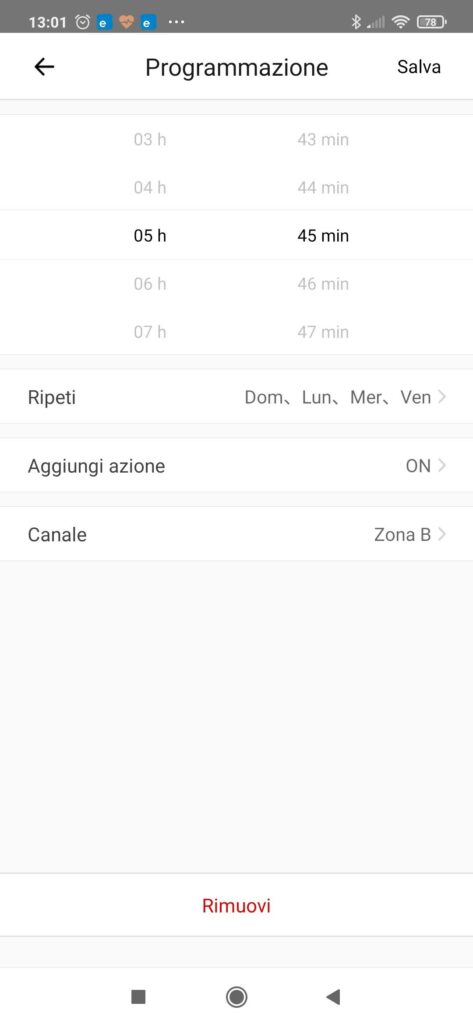 Sonoff 4CH Pro R3 irrigazione eWeLink