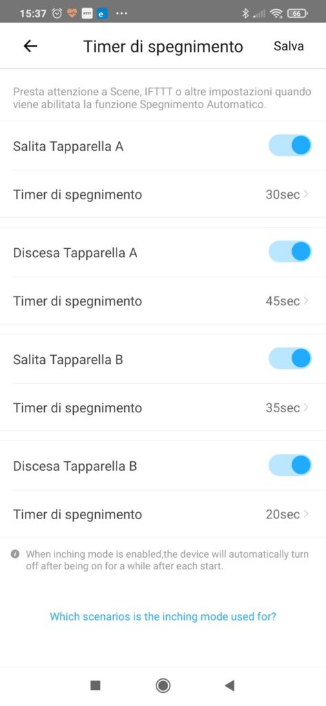Sonoff 4CH Pro R3 tapparelle