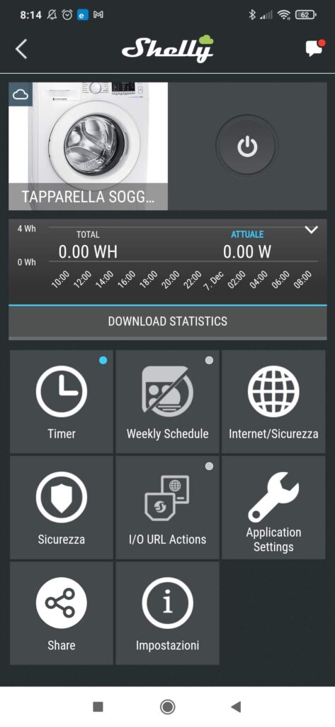 Shelly Cloud App condivisione