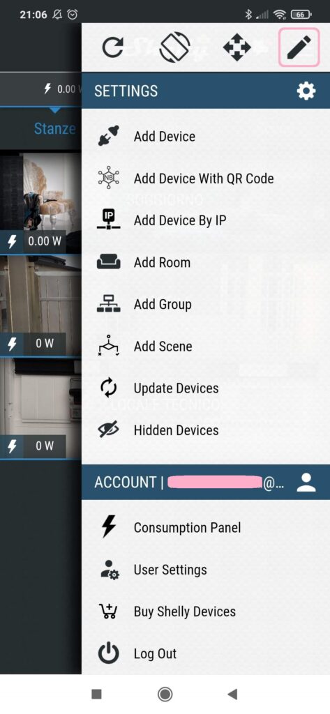 Shelly Cloud App