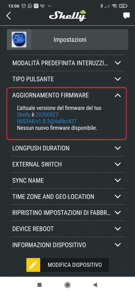 Shelly Cloud App
