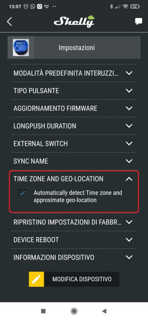 Shelly Cloud App
