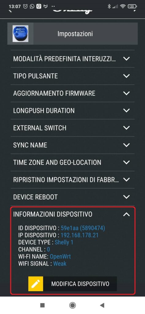 Shelly Cloud App