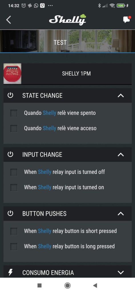 Shelly Cloud App