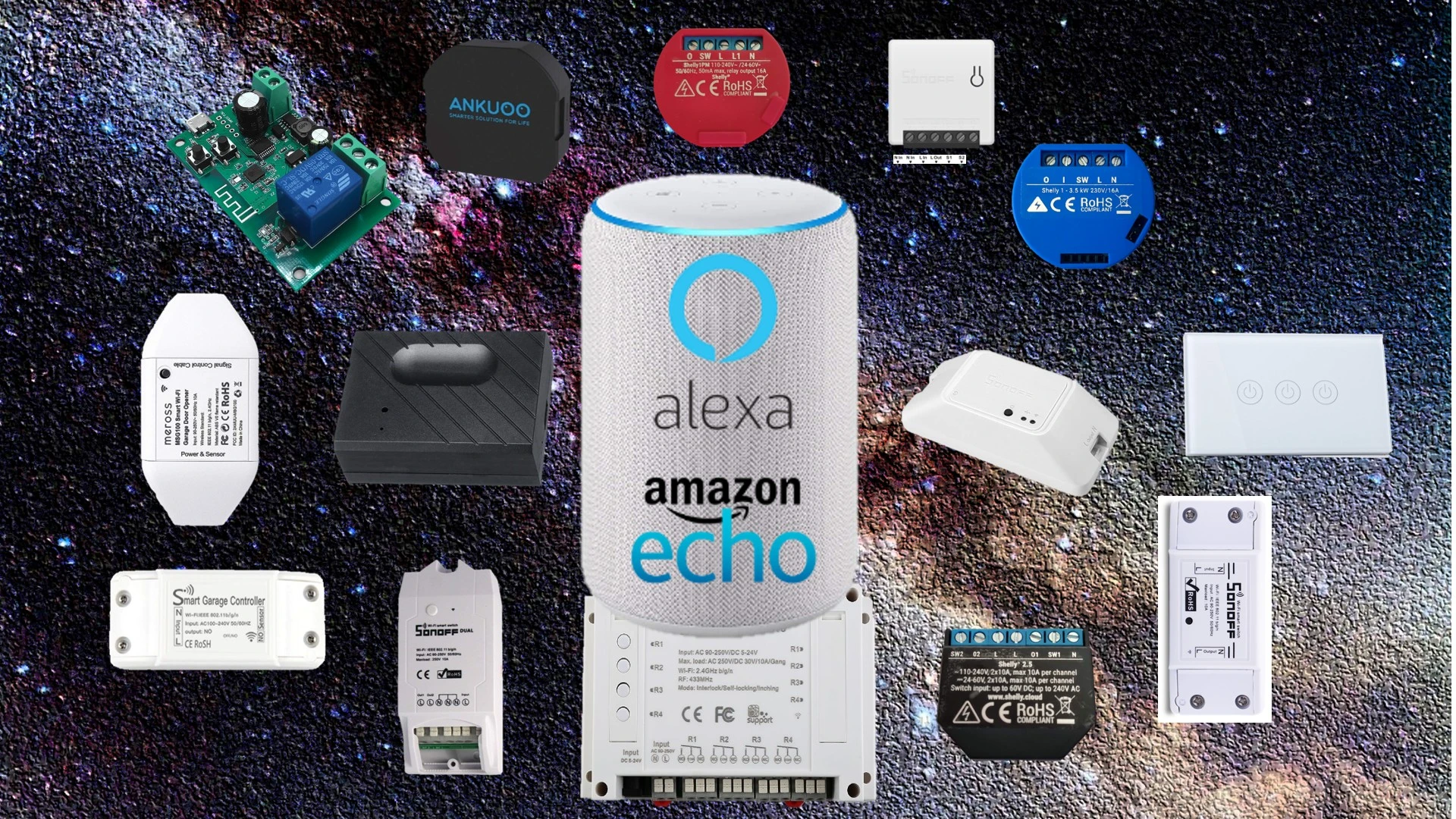 Interruttori WiFi compatibili Alexa
