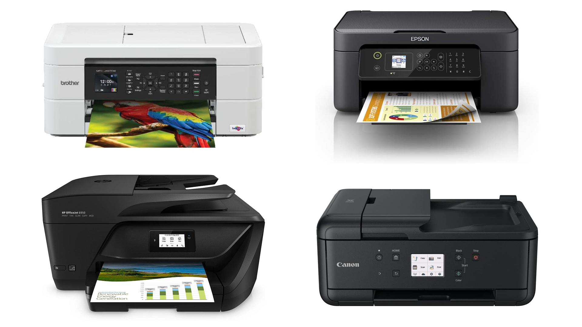 Miglior stampante inkjet multifunzione WiFi: HP, Canon, Brother o Epson?