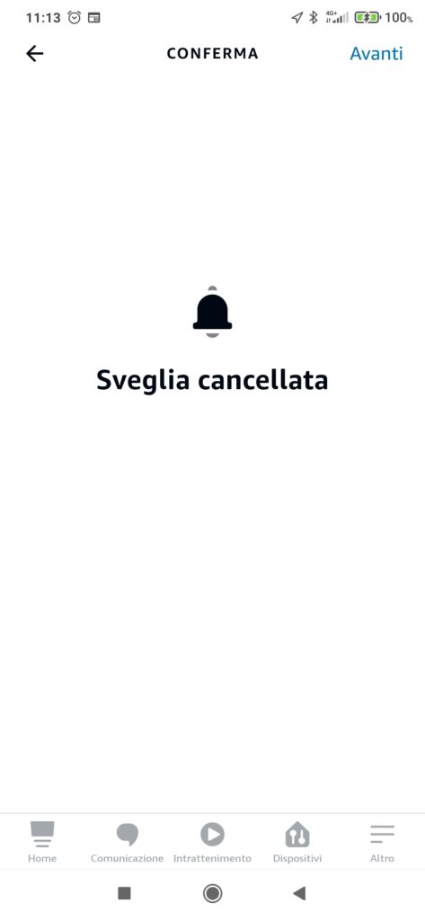 Condizione routine Alexa