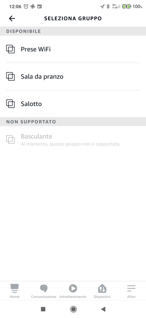 Routine Alexa casa intelligente