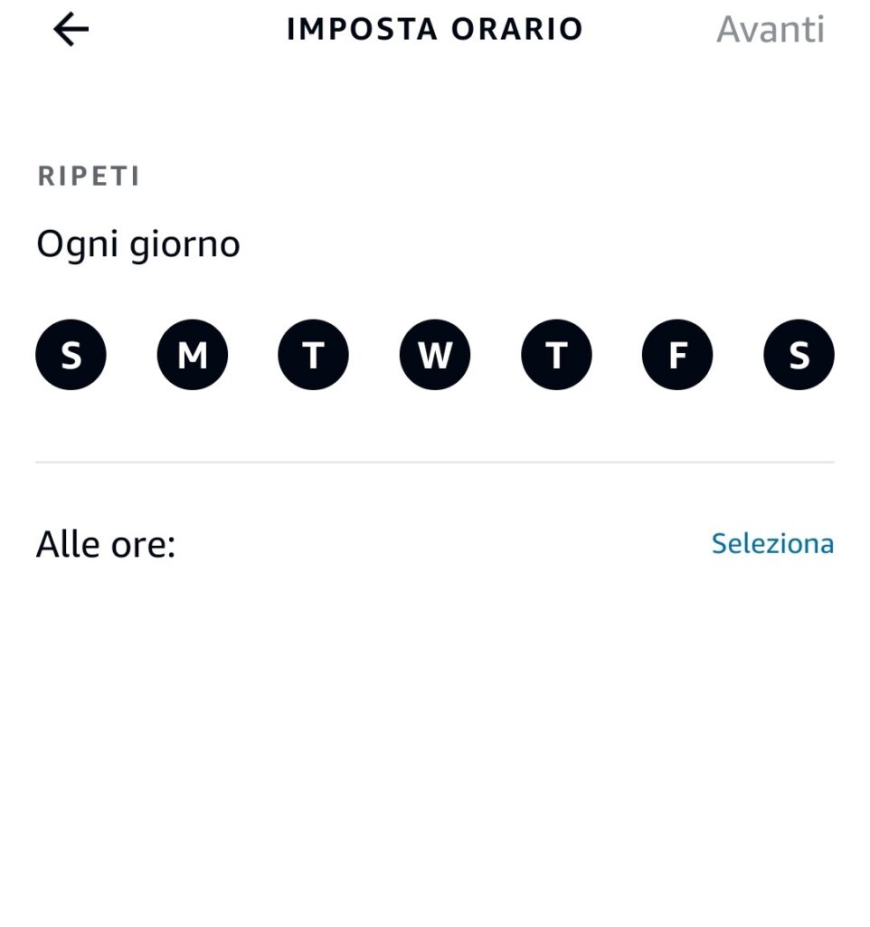 Routine Alexa