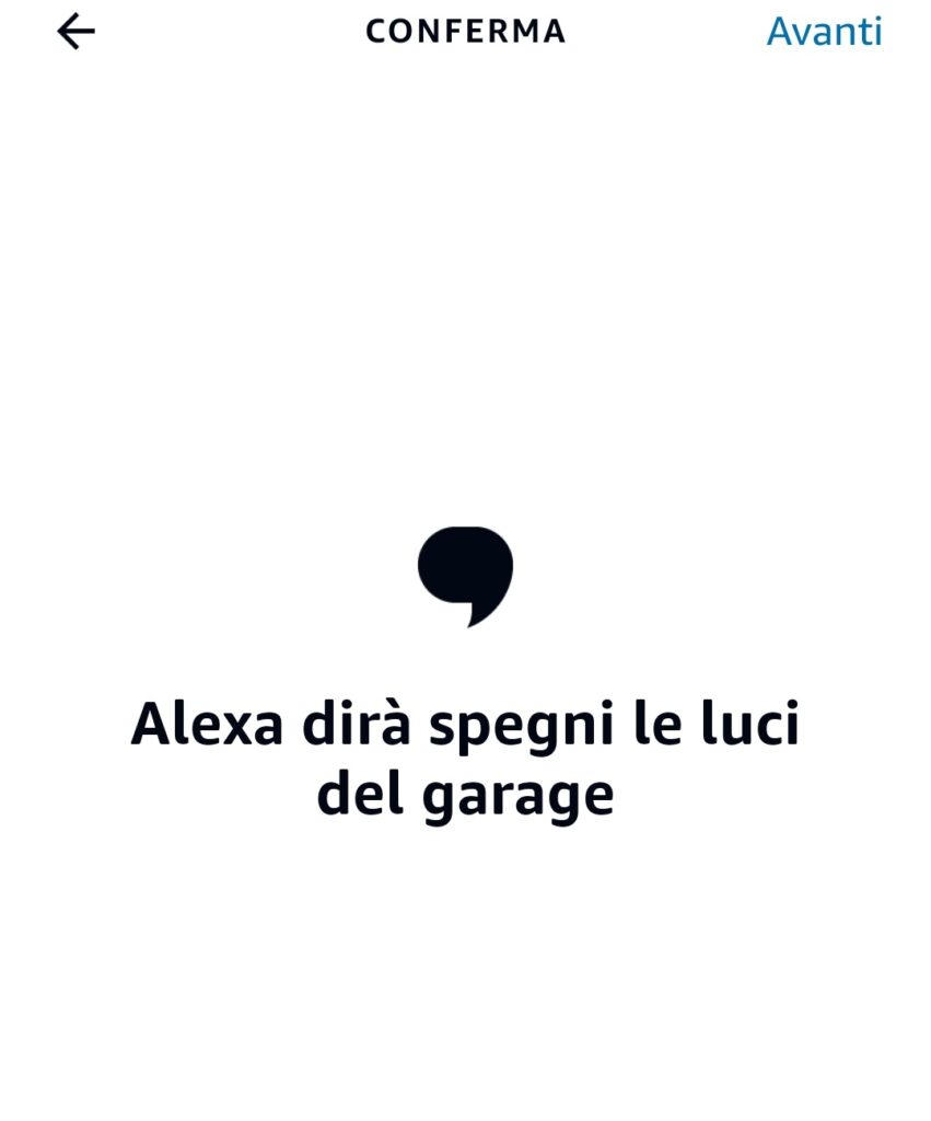 Routine Alexa