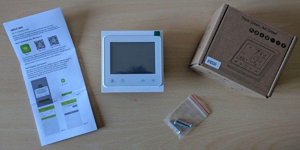 Unboxing Hualans termostato WiFi compatibile Tuya Smart Life
