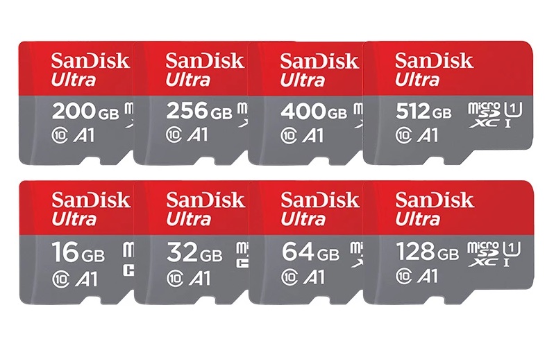 Capacità scheda micro SD