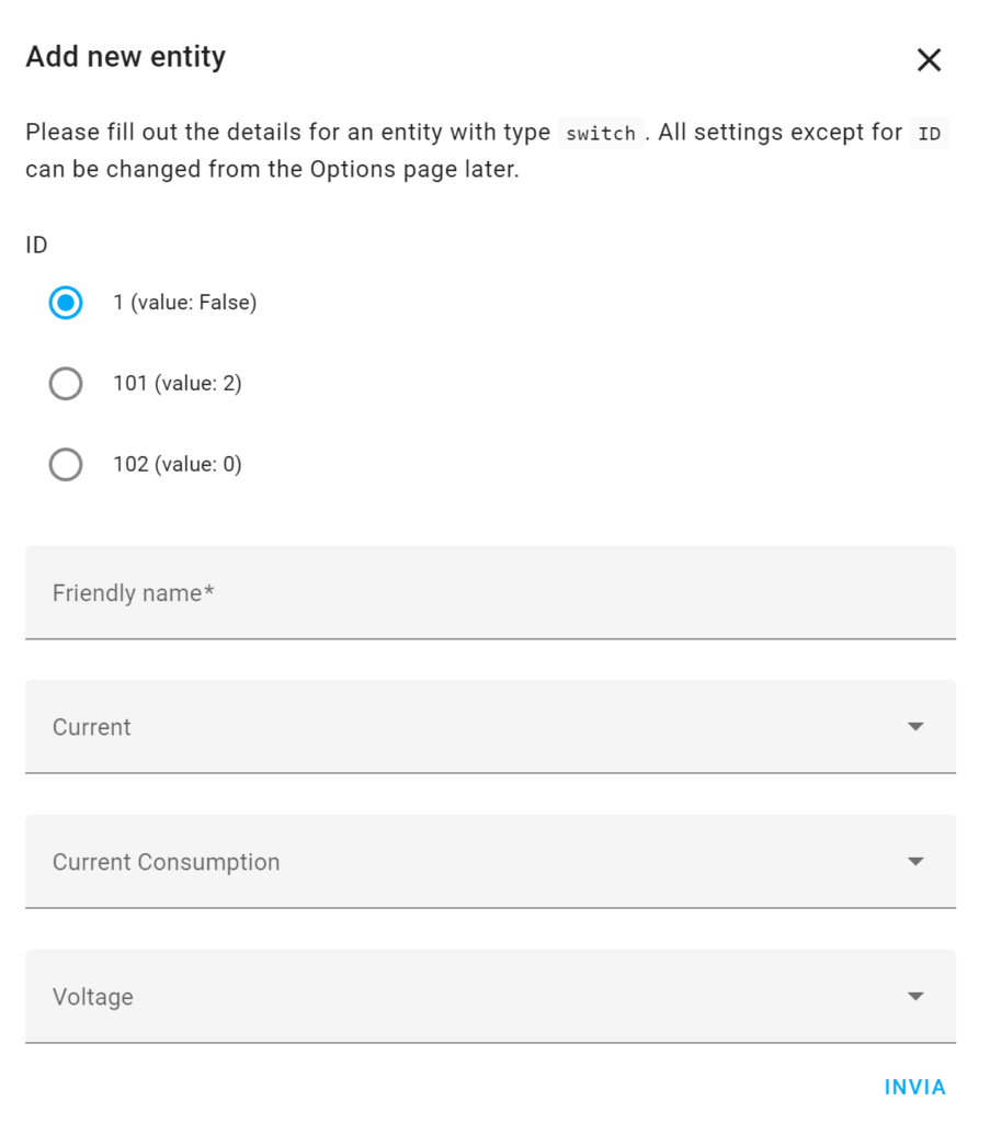Configurazione Local Tuya Home Assistant